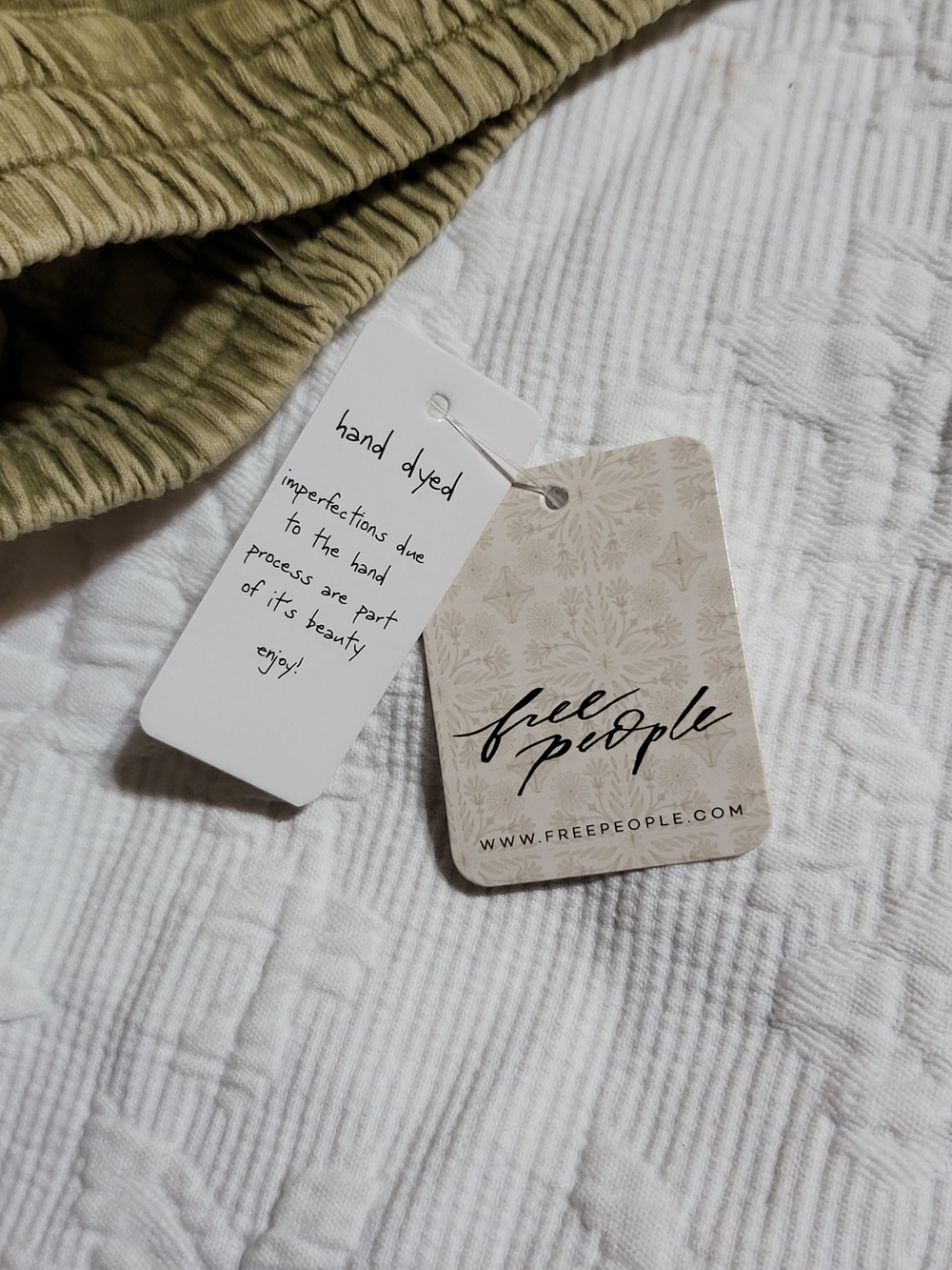 Free People Olive Green Cargo Shorts with Utility Pockets - Picture 11 of 14